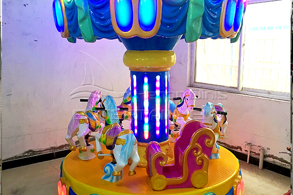 new design small kids coin operated merry go round indoor