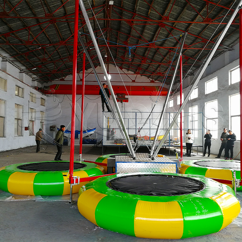 Dijual wahana trampolin bungee 4 in 1