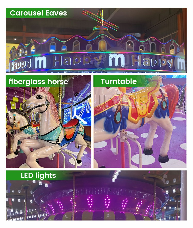luxury carousel in a theme park