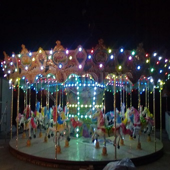 carousel horses and carriages